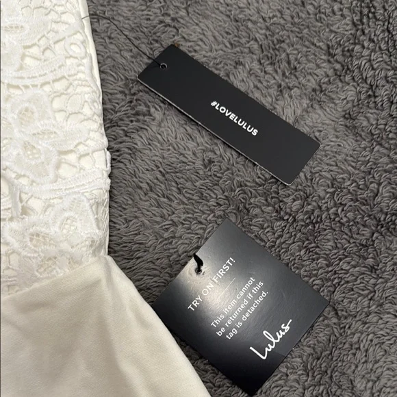 Lulu's Ivory Lace Dress - Picture 5 of 5